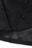 Smocked Waist Swiss Dot Casual Shorts
