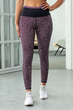Mocha Leopard Print Active Leggings
