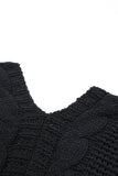 Chunky Knit Solid Cardigan with Pocket