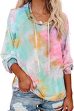 Tie-dye Knit Hoodie
