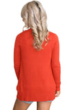 Knit Long Sleeve Cardigan Top with Pockets