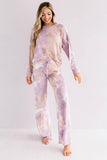 Tie-dye Print Loungewear Set