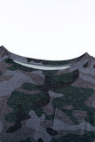 Crew Neck Star Print T-shirt with Pocket