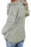 Zipper Fleece Pullover Coat