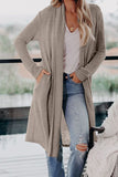 Slouchy Pocketed Knit Longline Cardigan