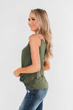 Twist Hem Tank Top