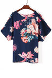 Amaryllis Floral Twist Top