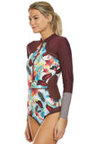 Siamese Printed Surf Suit