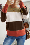 Pullover Colorblock Winter Sweater