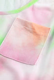 Tie Dye Drawstring Jogging Jumpsuit