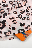 Python Print Short Sleeve Shirt    Leopard Print Short Sleeve Shirt