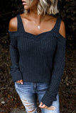 Blue Dew Shoulder Juliette Knitted Sweater