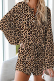 Floral Print White Knit Lounge Set