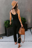 Pocketed Knit Jumpsuit