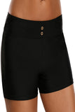 Button Detail Swim Boardshort