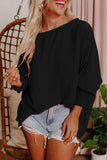 Pink Pink Smocked Wrist Shift Top
