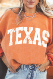 Ribbed Corded Oversized Sweatshirt