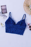 Deep V Lace Bralette Crop Top
