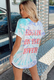 CCR Rollin' On The River Letters Graphic Tee