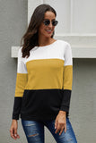 Yellow Miller Colorblock Cozy Thermal Top
