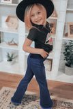 Little Girls' Distressed Bell Bottom Jeans