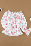Floral Print Off the Shoulder Blouse