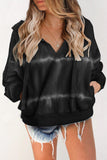 Cotton Pocketed Tie-dye Hoodie