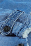 Lapel Collar Button Fleece Jacket