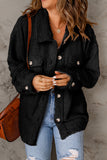 Flap Pockets Button Front Jacket