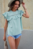 Flutter Ruffled Top