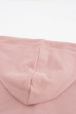 Snap Button Pullover Hoodie with Pocket