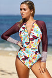 Siamese Printed Surf Suit