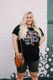 Short Sleeve Take Me Home Graphic Plus Size Top