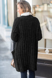 Velvet Chenille Cardigan for Women