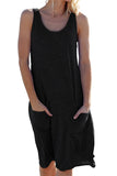 Moon Phases Forest Aesthetic Print Tank Dress