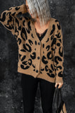 V Neck Buttons Sweater Cardigan with Pockets