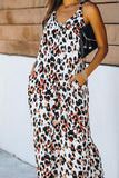 Sleeveless Cut-out Pocketed Maxi Dress