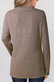 All This Time Zipper Pullover Top