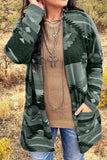 Aztec Print Pocket Open Front Cardigan