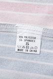 Happier With You Striped Button Top