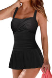 Ruched Bustier Swimdress