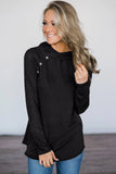 Black Pine&Candy Cane Striped Hoodie
