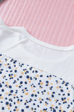Flutter Shoulder Striped Print Tank Top