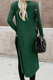 Selected Button Pocketed High Low Cardigan
