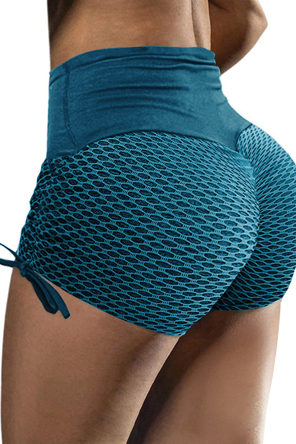 Women Elastic Anti-glare Shorts Butt Lift Under Soft Slim