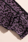 Mocha Leopard Print Active Leggings