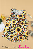 Sunflower Twist Back Casual Tank