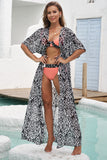 Wild Print Patchwork Colorblock Push up Bikini
