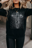 Faith Scatter Bling Graphic Sweatshirt