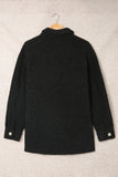 Flap Pockets Button Front Jacket